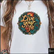 Tribal Dragon Live Your Life Geometric