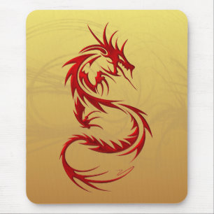 Tribal Dragon Mouse Mat