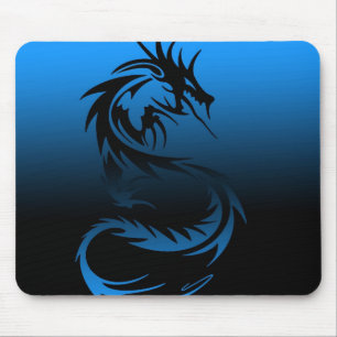 tribal dragon mouse pad