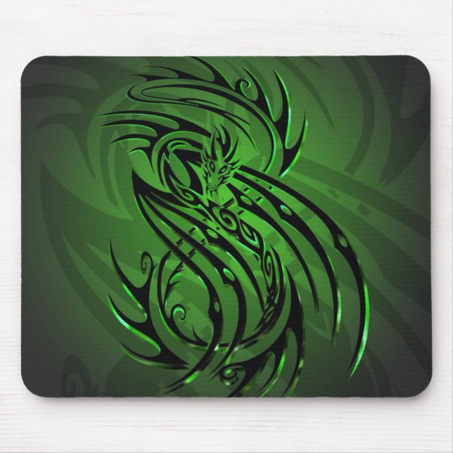 tribal dragon mouse pad (Front)