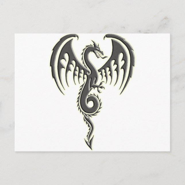 Tribal dragon postcard (Front)