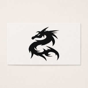 Tribal Dragon Silhouette