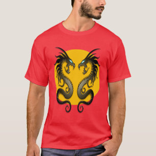 Tribal Dragons (yellow) T-Shirt