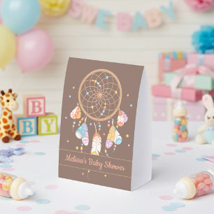 Tribal Dreamcatcher Baby Shower Brown