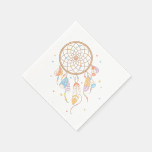 Tribal Dreamcatcher Boho Baby Napkin