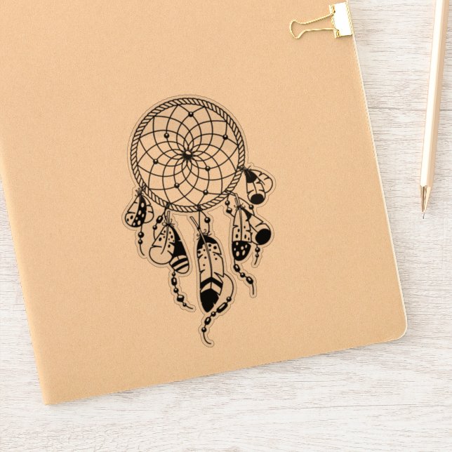 Tribal Dreamcatcher Boho Black (Notebook)