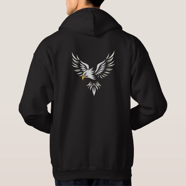Tribal Eagle Hoodie (Back)