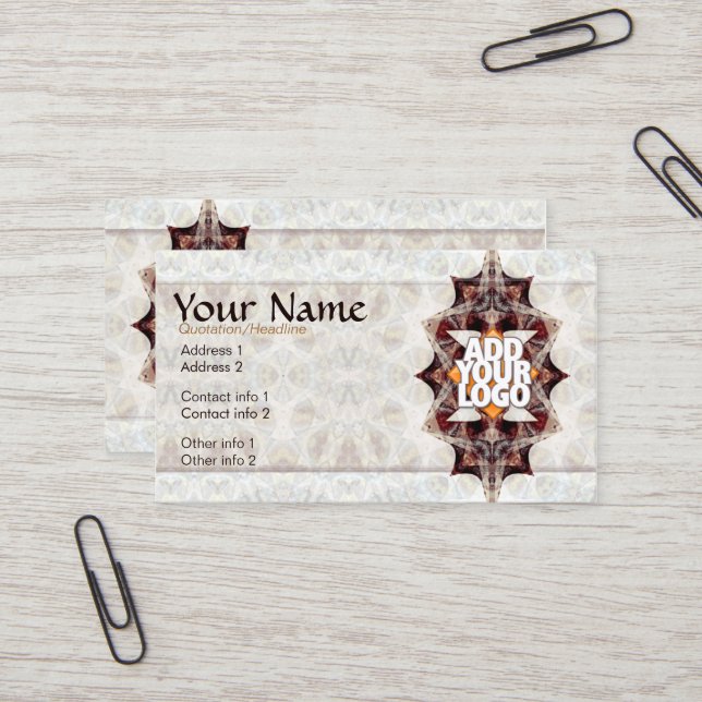 Tribal Earth Business Card (Front/Back In Situ)