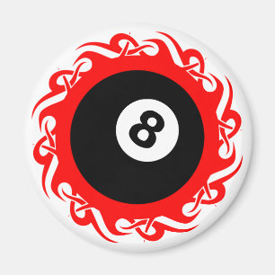 tribal eightball magnet