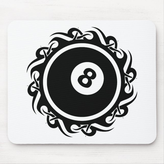 tribal eightball mouse mat (Front)