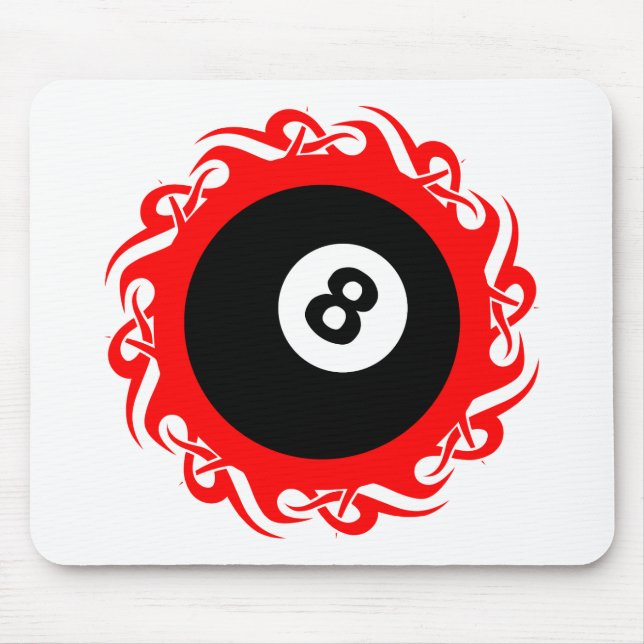 tribal eightball mouse mat (Front)