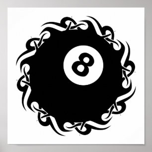 tribal eightball poster