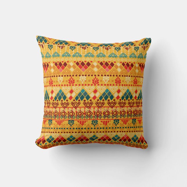 Tribal elements, versatile seamless pattern. cushion (Front)