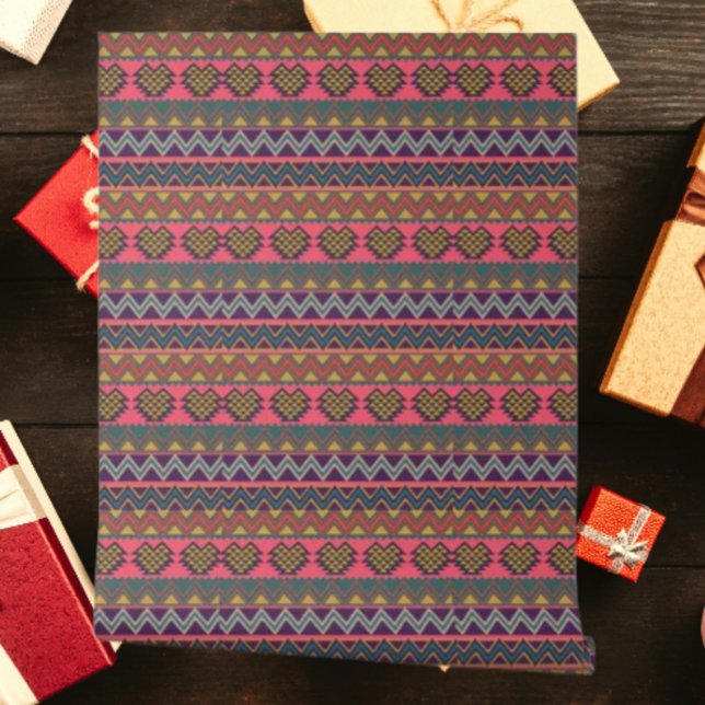 Tribal Energy Wallpaper – Bold Boho Geometric Wall (Creator Uploaded)