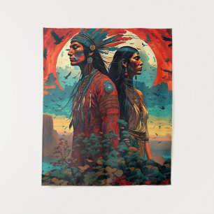 Tribal Essence Art Tapestry