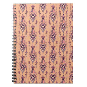 Tribal Ethnic: Aztec Mexican Seamless Vintage Notebook