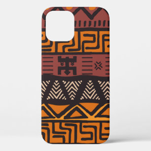 Tribal ethnic colourful bohemian pattern with geom iPhone 12 case