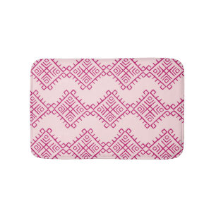 Tribal ethnic: decorative vintage abstract. bath mat