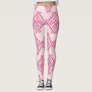 Tribal ethnic: decorative vintage abstract. leggings