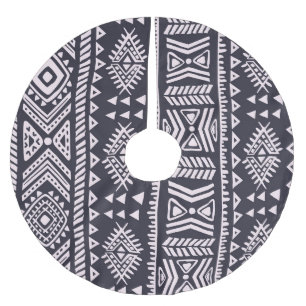 Tribal ethnic, fifth seamless pattern. brushed polyester tree skirt