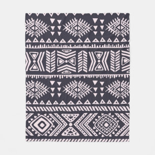 Tribal ethnic, fifth seamless pattern. fleece blanket