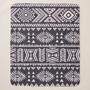 Tribal ethnic, fifth seamless pattern. sherpa blanket
