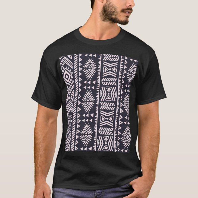 Tribal ethnic, fifth seamless pattern. T-Shirt (Front)