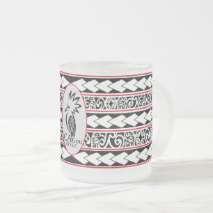 Tribal Ethnic Glass Mug