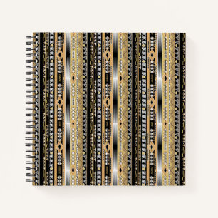 Tribal , ethnic, ornament notebook