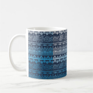 Tribal ethnic seamless coffee mug
