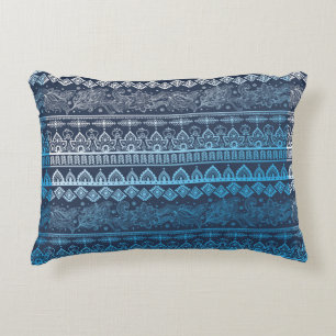 Tribal ethnic seamless decorative cushion