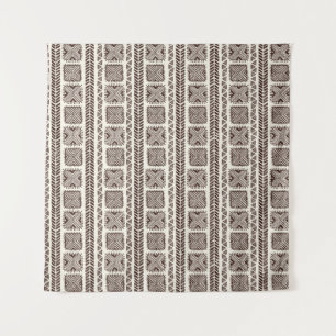 Tribal ethnic seamless hand drawn illustration tapestry