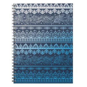 Tribal ethnic seamless notebook