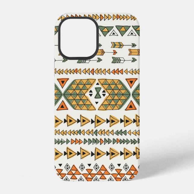 Tribal ethnic seamless pattern 3 iPhone case (Back)