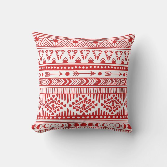 Tribal ethnic seamless pattern 7 cushion (Front)