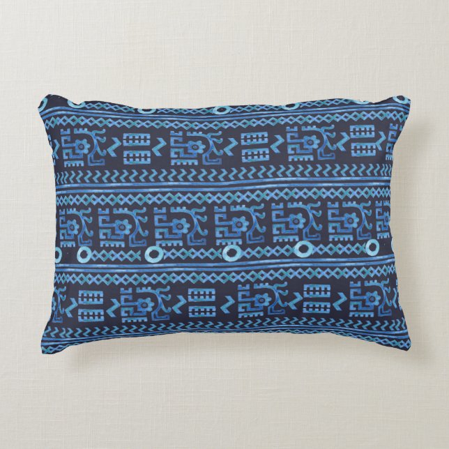 Tribal ethnic seamless pattern 8 decorative cushion (Front)