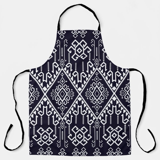 Tribal ethnic seamless pattern apron (Front)