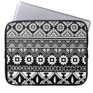 Tribal ethnic seamless pattern laptop sleeve