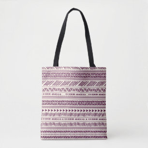 Tribal ethnic seamless  tote bag