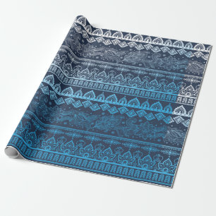 Tribal ethnic seamless wrapping paper