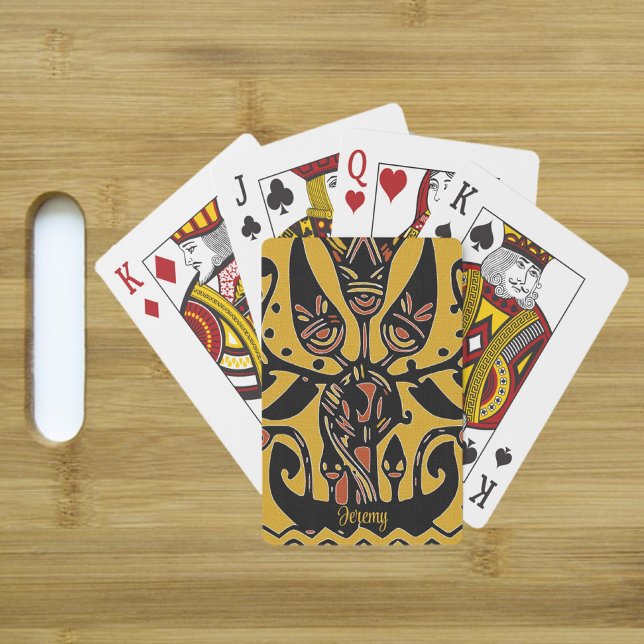 Tribal Ethnic Tattoo Pattern Playing Cards (Creator Uploaded)