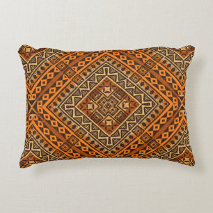 Tribal ethnic textile pattern african style decorative cushion