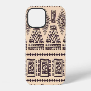 Tribal, ethnic, vintage business pattern iPhone 12 case