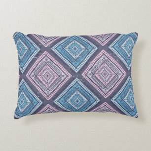 Tribal ethnic. Vintage seamless illustration patte Decorative Cushion