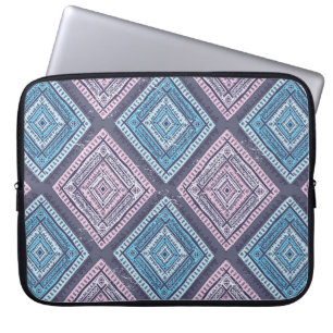 Tribal ethnic. Vintage seamless illustration patte Laptop Sleeve