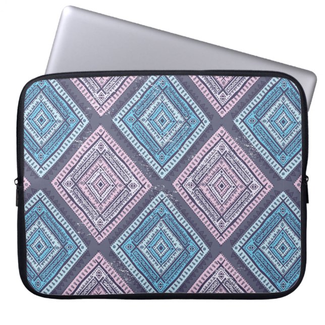 Tribal ethnic. Vintage seamless illustration patte Laptop Sleeve (Front)