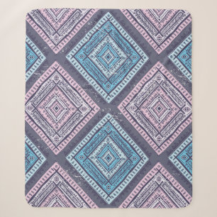 Tribal ethnic. Vintage seamless illustration patte Sherpa Blanket