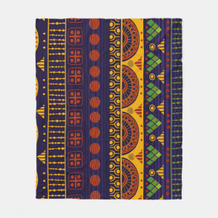 Tribal Ethno: Seamless Pattern Design. Fleece Blanket