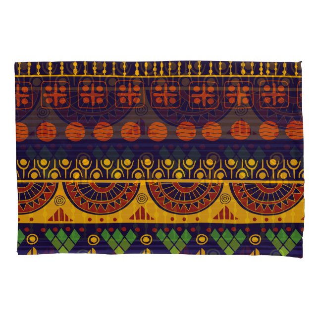 Tribal Ethno: Seamless Pattern Design. Pillowcase (Front)