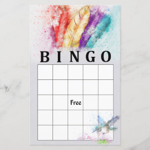 Tribal Feather bingo game